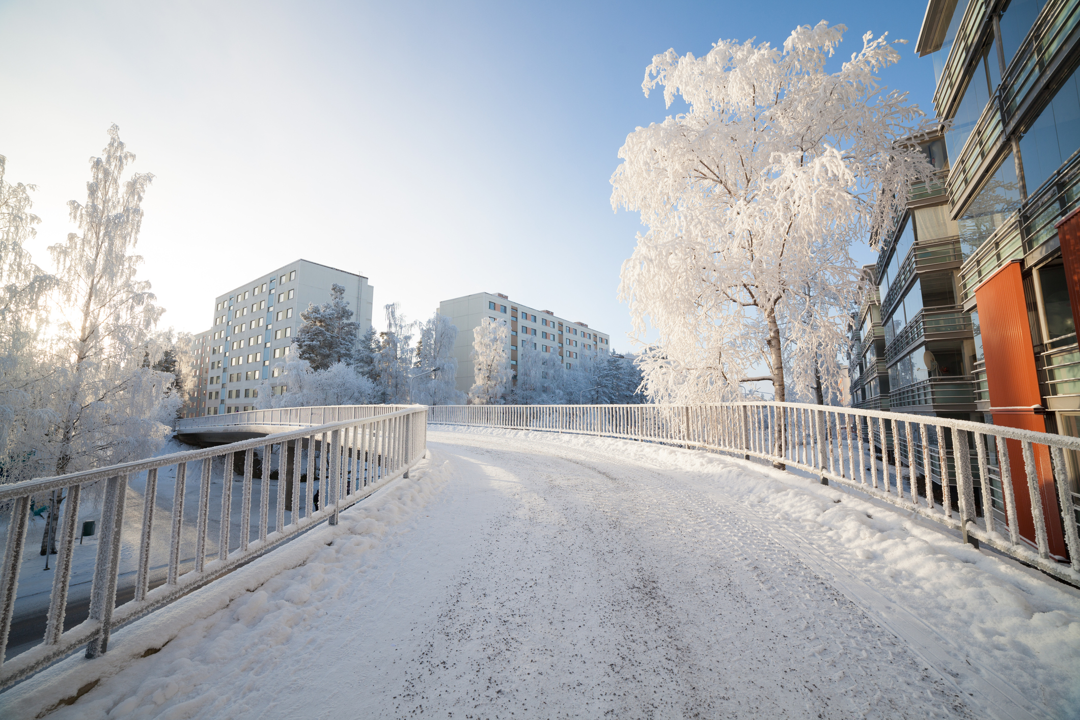 winter apartment scene
