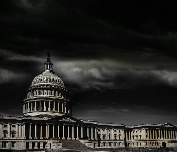 Clouds over US Capitol