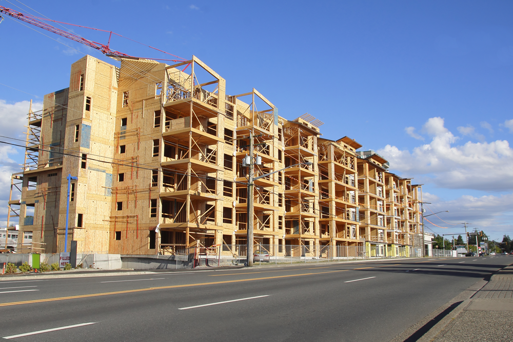 Apartment building construction 