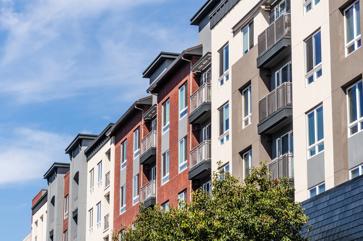 Photo of an apartment community.