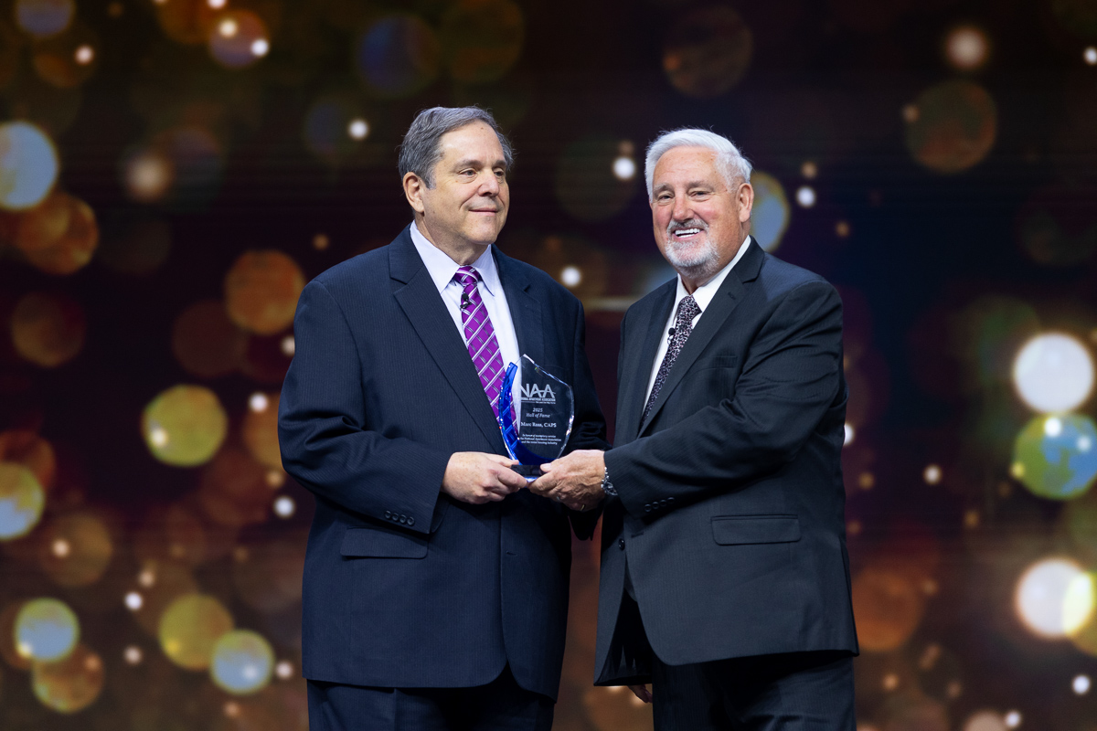 2016 Chair of the Board, Marc Ross, CAPS, is the 2025 Inductee into the NAA Hall of Fame