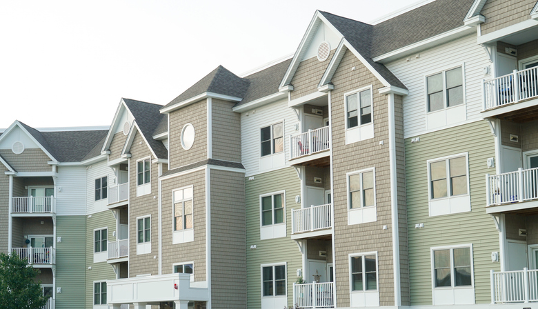 Photo of an apartment community (exterior).