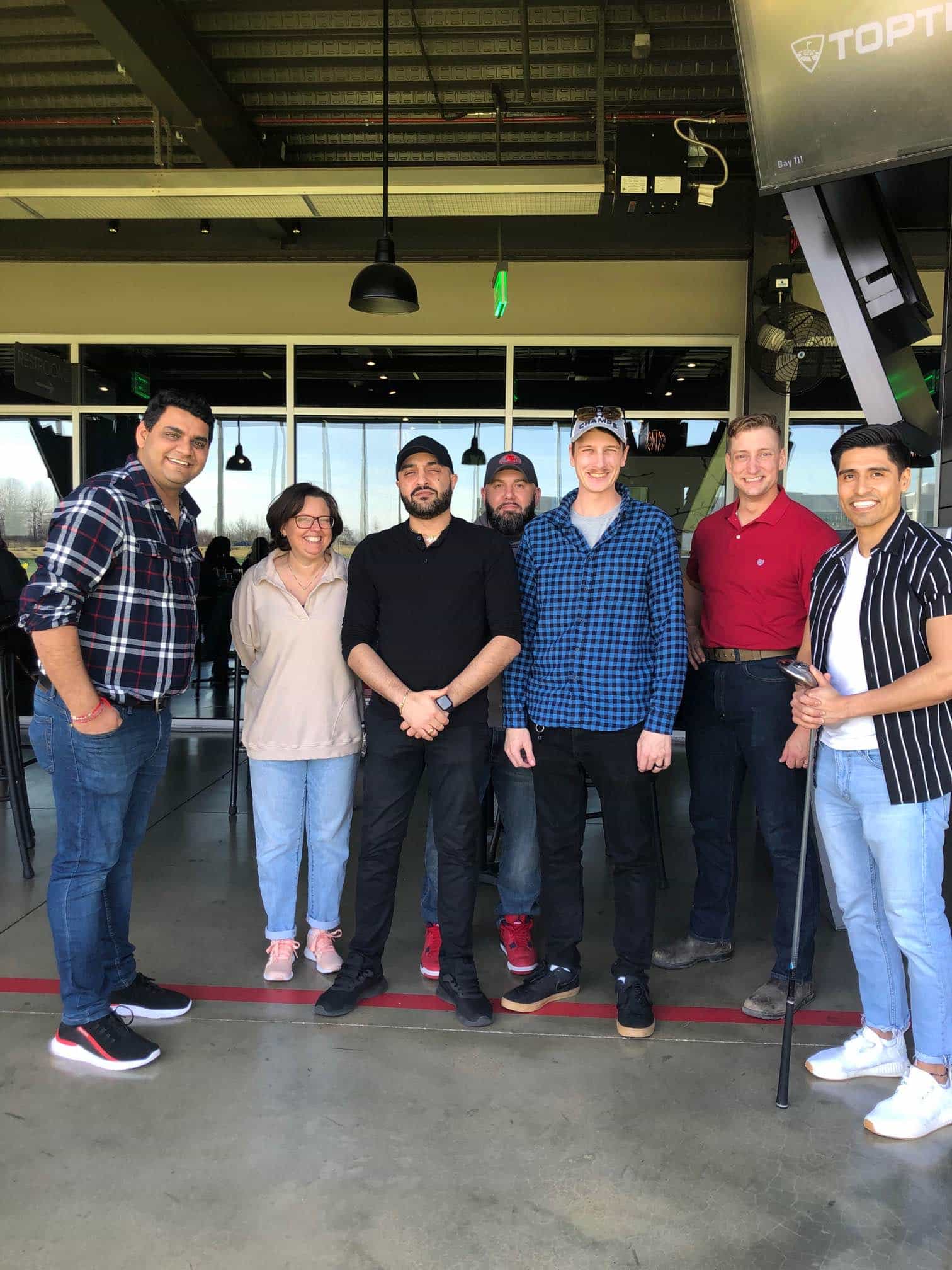 NAA employees at top golf event 2022