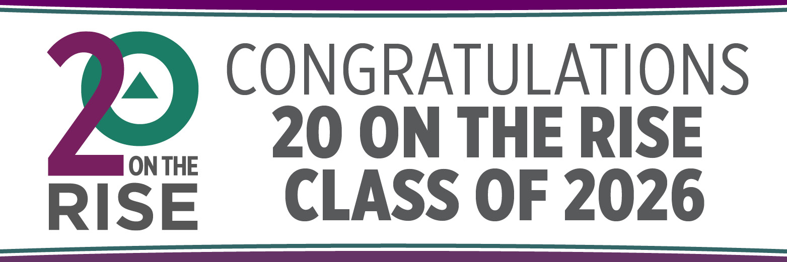 20 on the Rise_Congratulations Hero Image