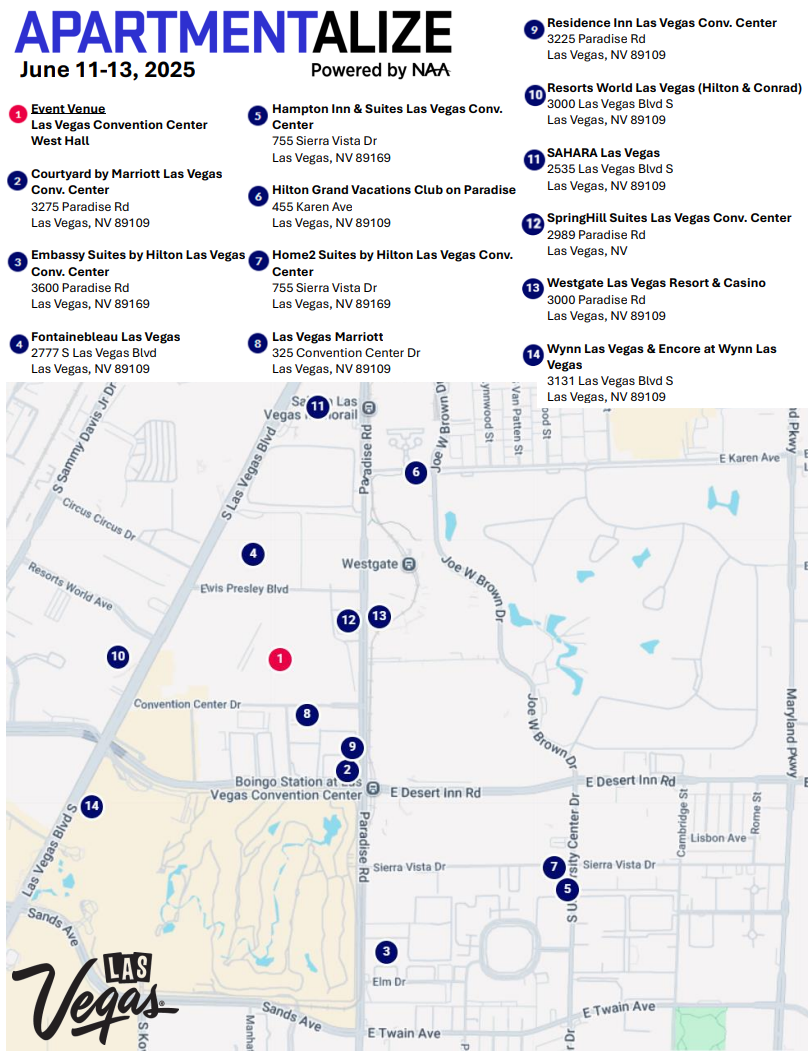 Apartmentalize Hotel Map