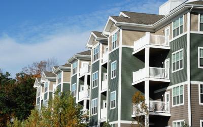 Photo of an apartment community.