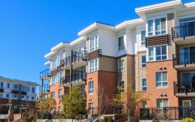 Photo of an apartment community.