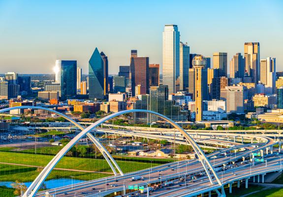 Dallas, TX Skyline View