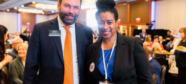 bob pinnegar (ceo) and brittany hardmon