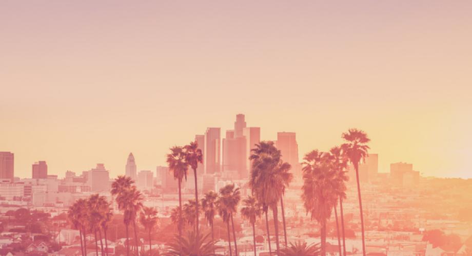 Photo of Los Angeles at sunrise