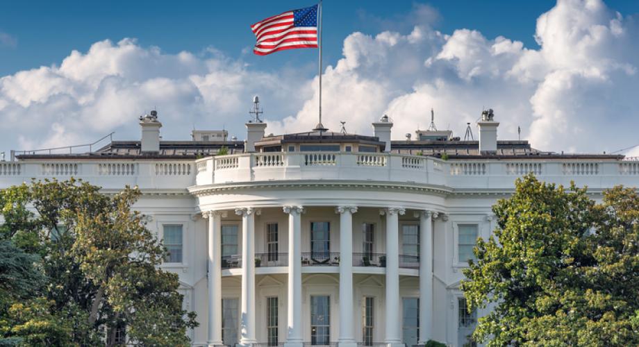 Photo of the White House.