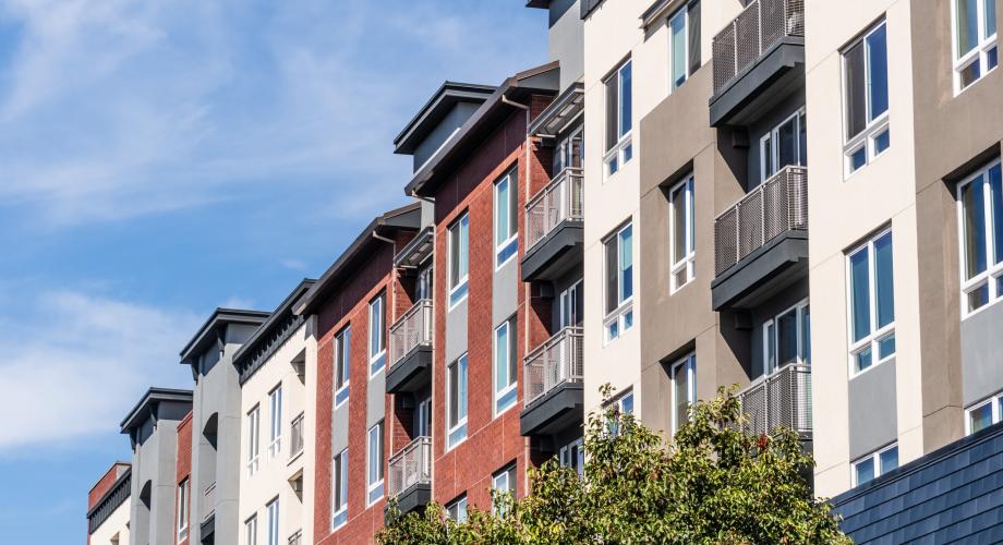 Photo of rental housing units.