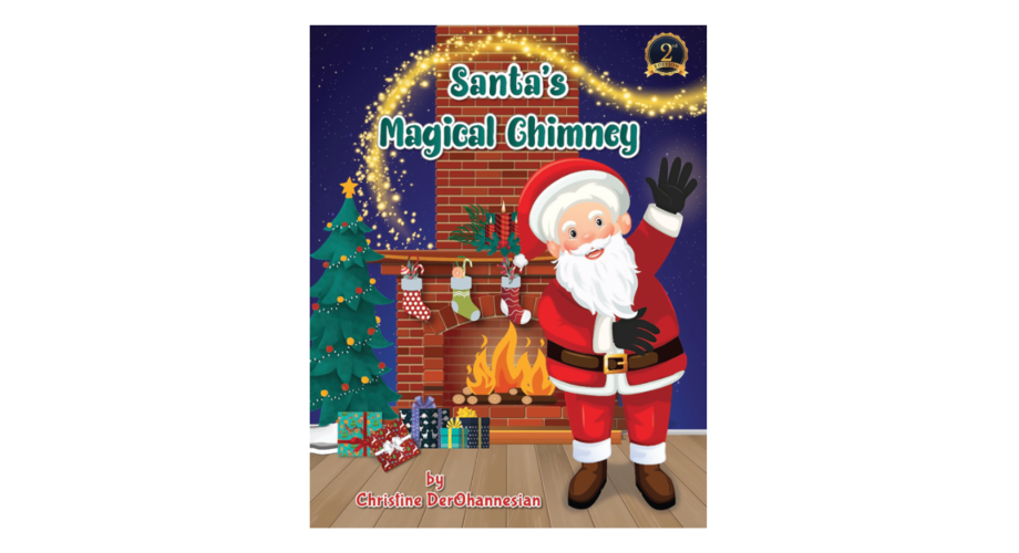 "santa's magical chimney" book cover