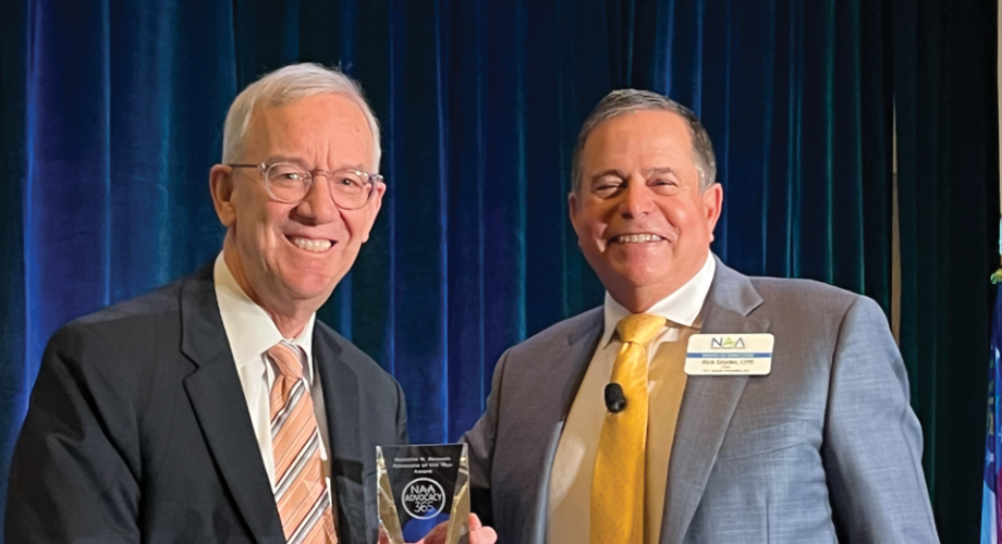 recipient of the advocacy award