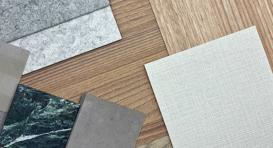 Different flooring tiles