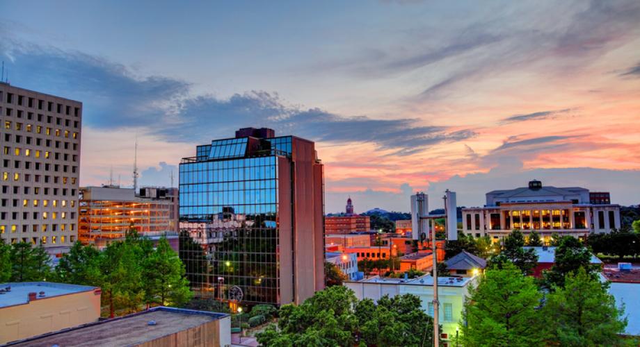 Aerial view of Lafayette, La.