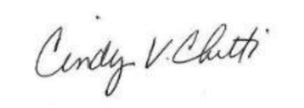 cindy chetti signature