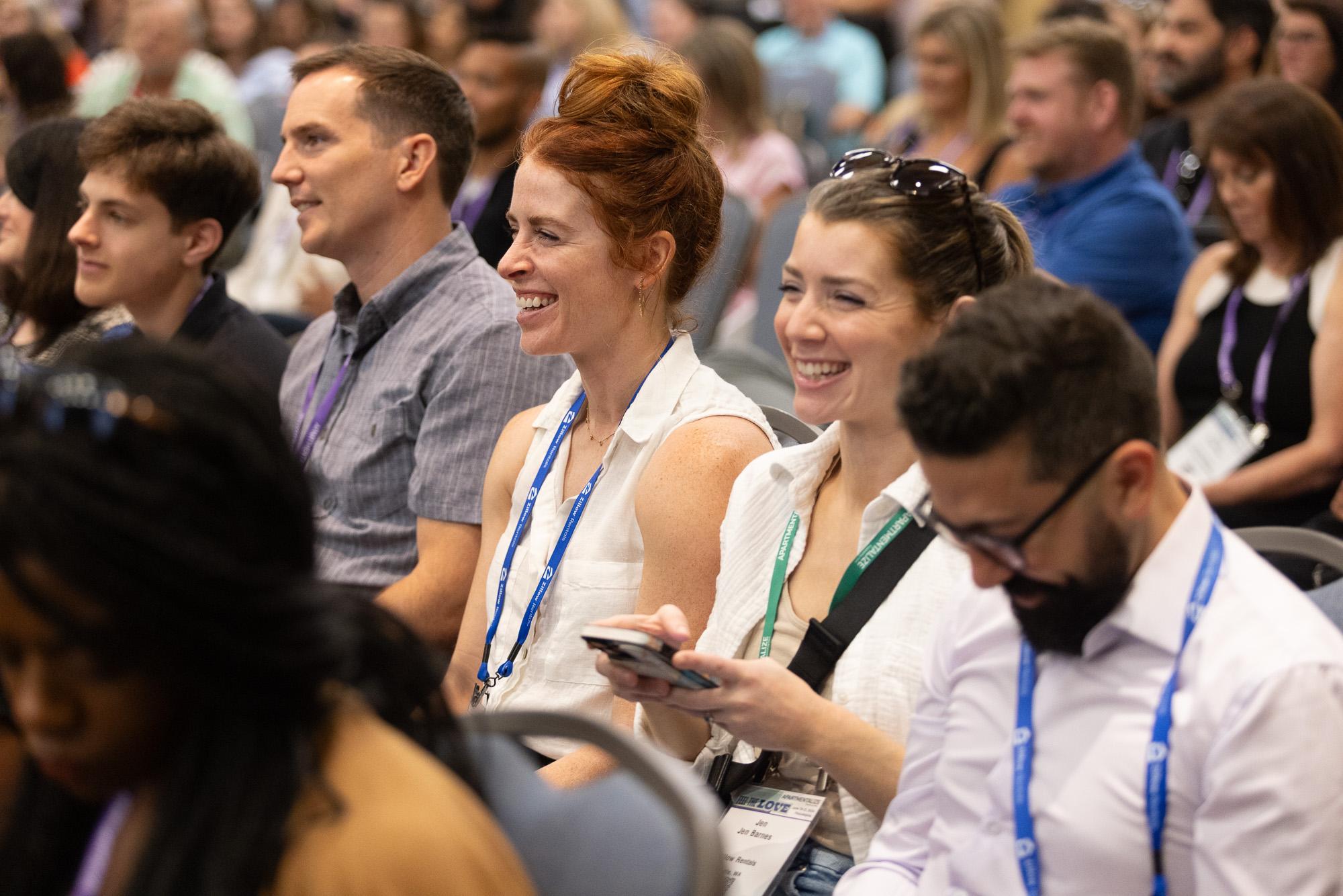 Attendees gather to learn the latest and greatest tips, tactics and strategies for rental housing professionals at Apartmentalize.