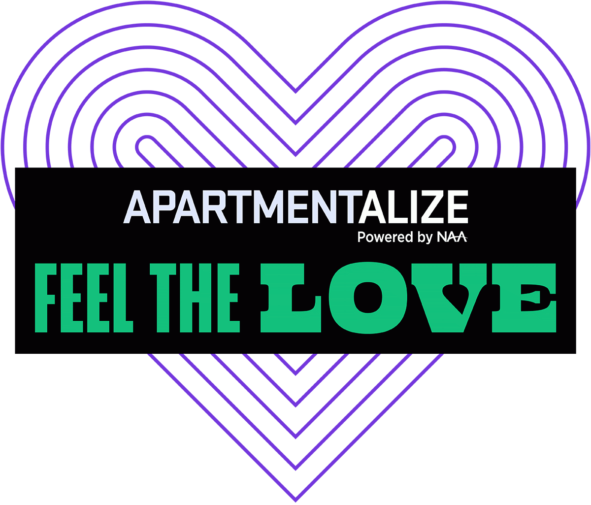 apartmentalize gif saying "feel the love"