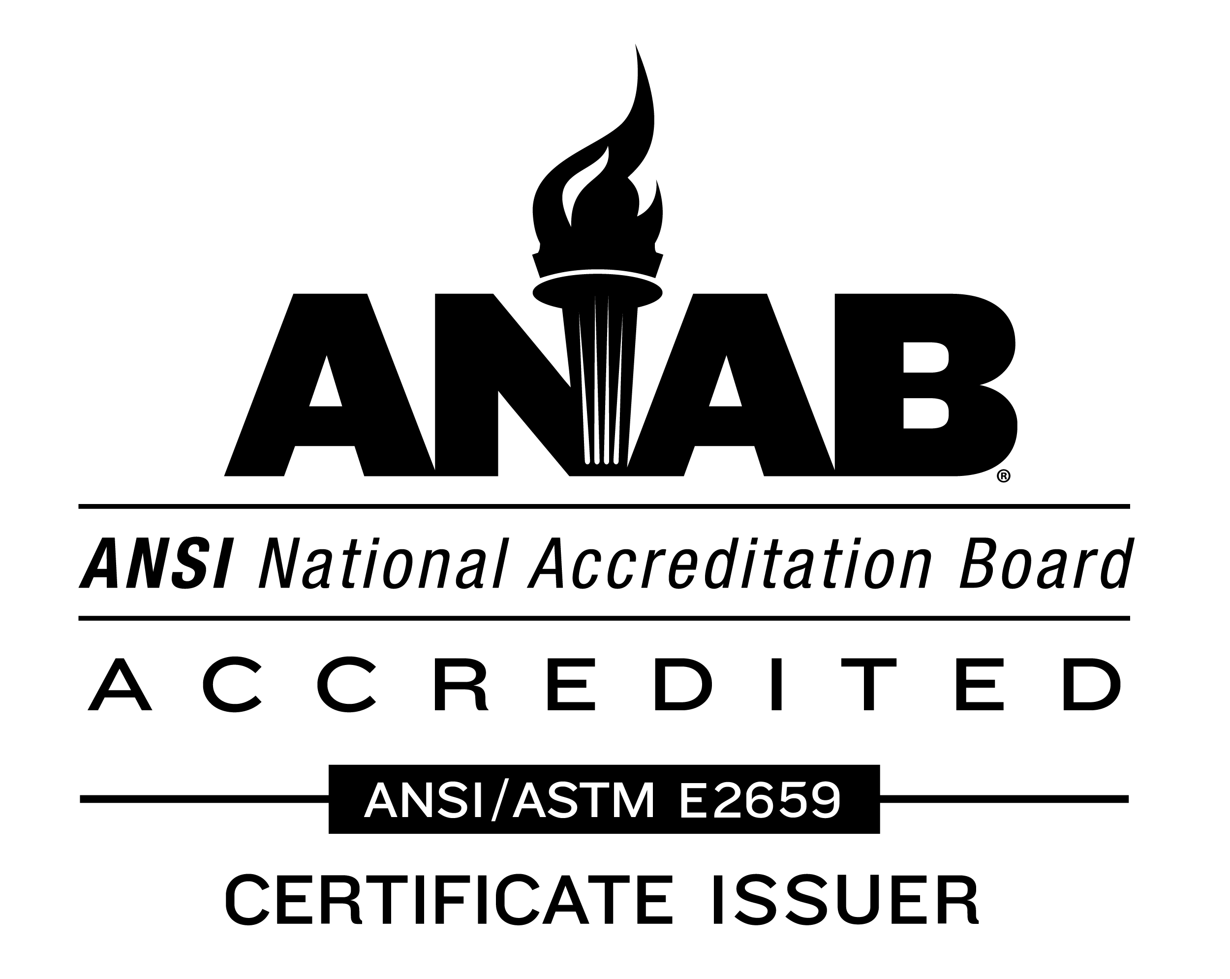 ANAB ANSI accredited