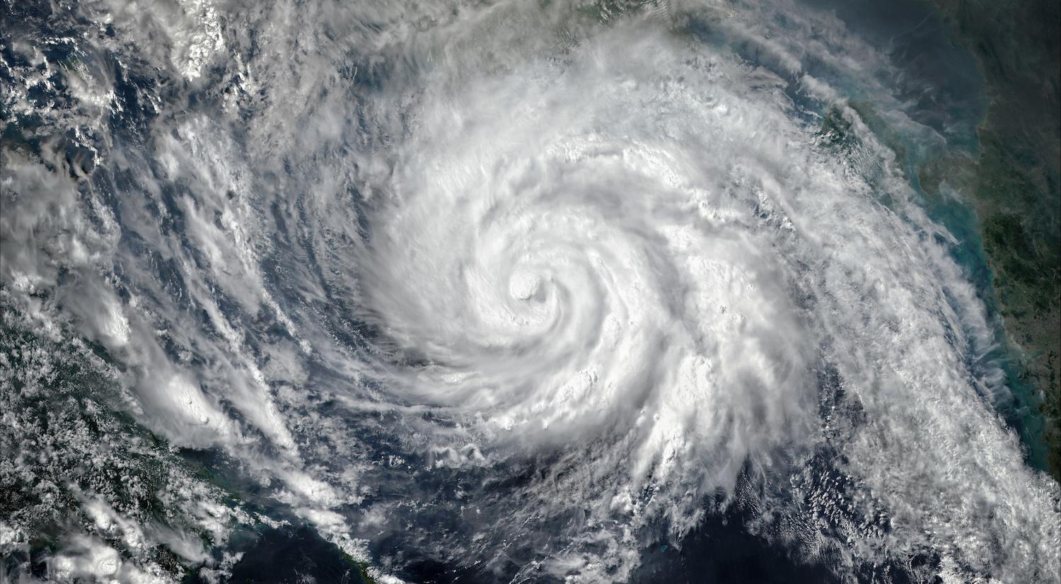 hurricane as seen from space