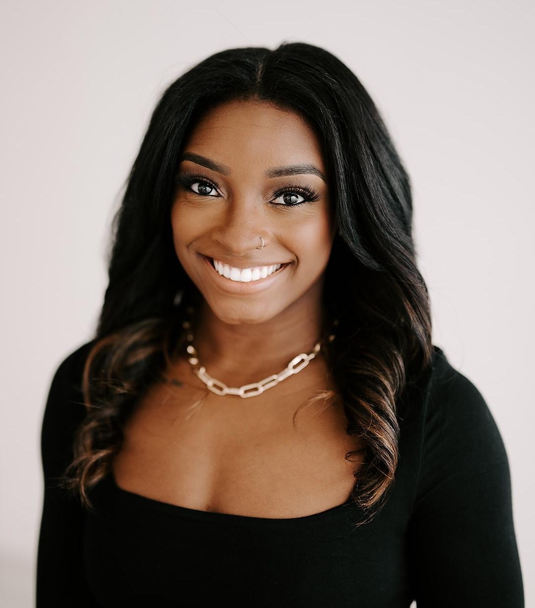 simone biles headshot