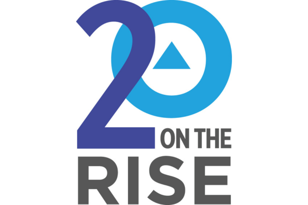 20 on the rise logo