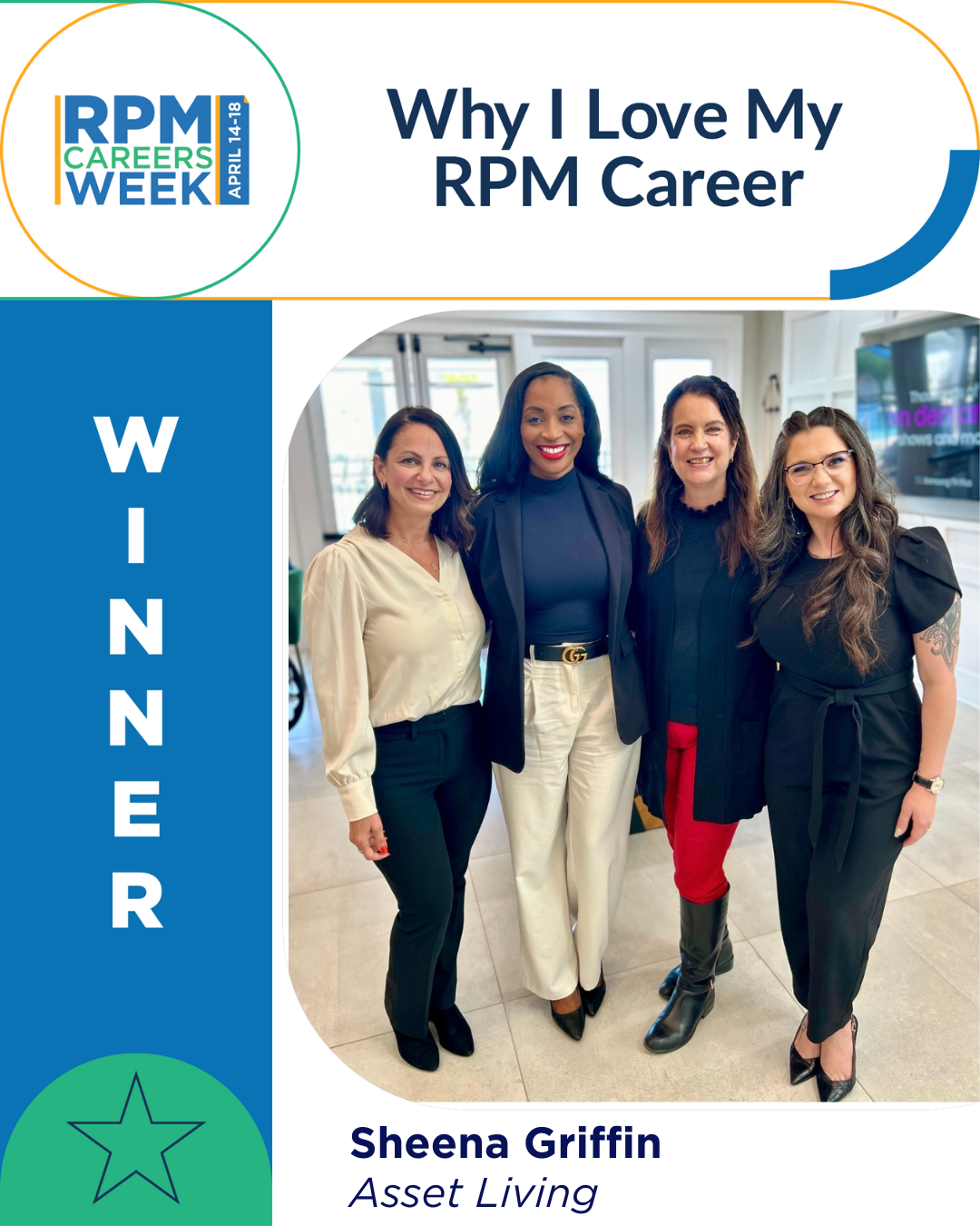 Sheena Griffin - "Why I Love my RPM Career" Friday winner