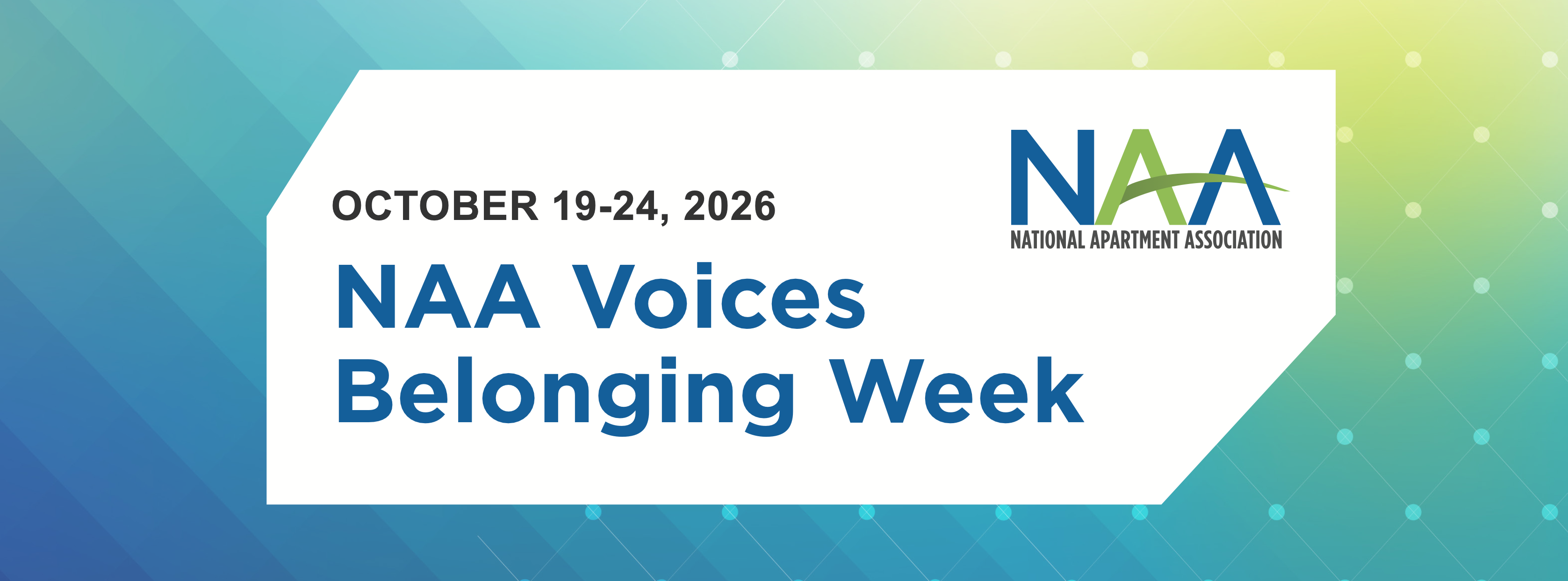NAA Voices Belonging Week graphic